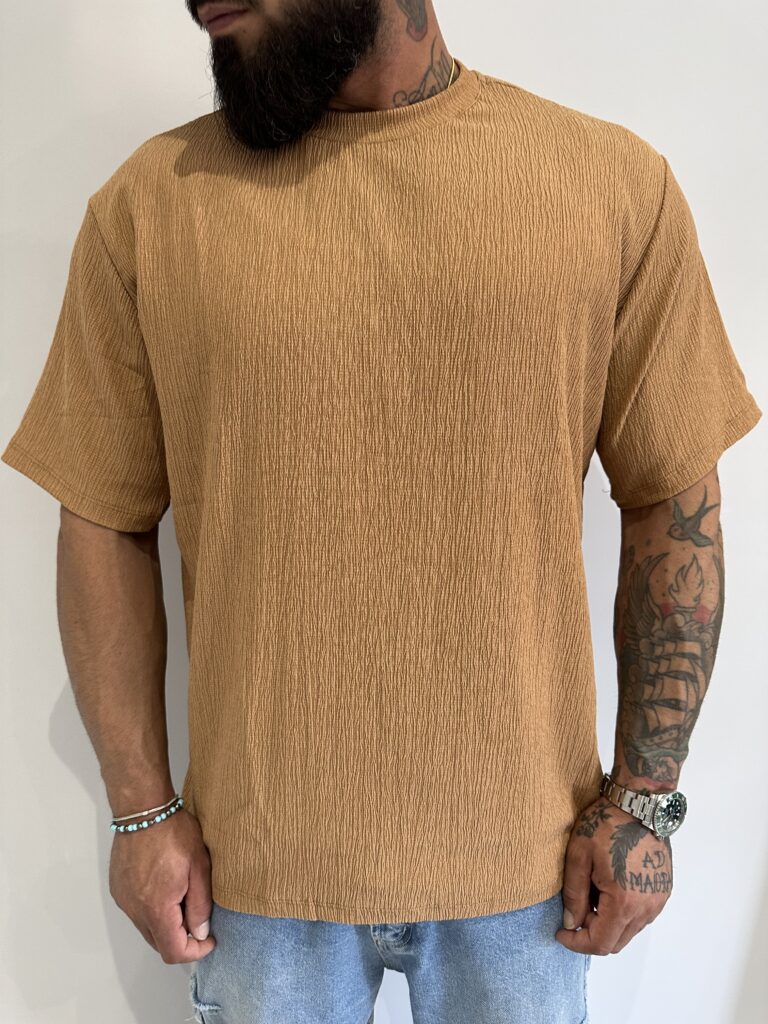 T-SHIRT CAMMELLO