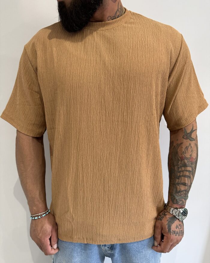 T-SHIRT CAMMELLO