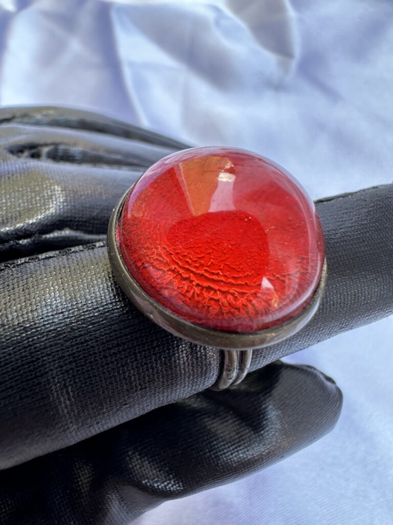 ANELLO SANGUE DI ROSA - immagine 2