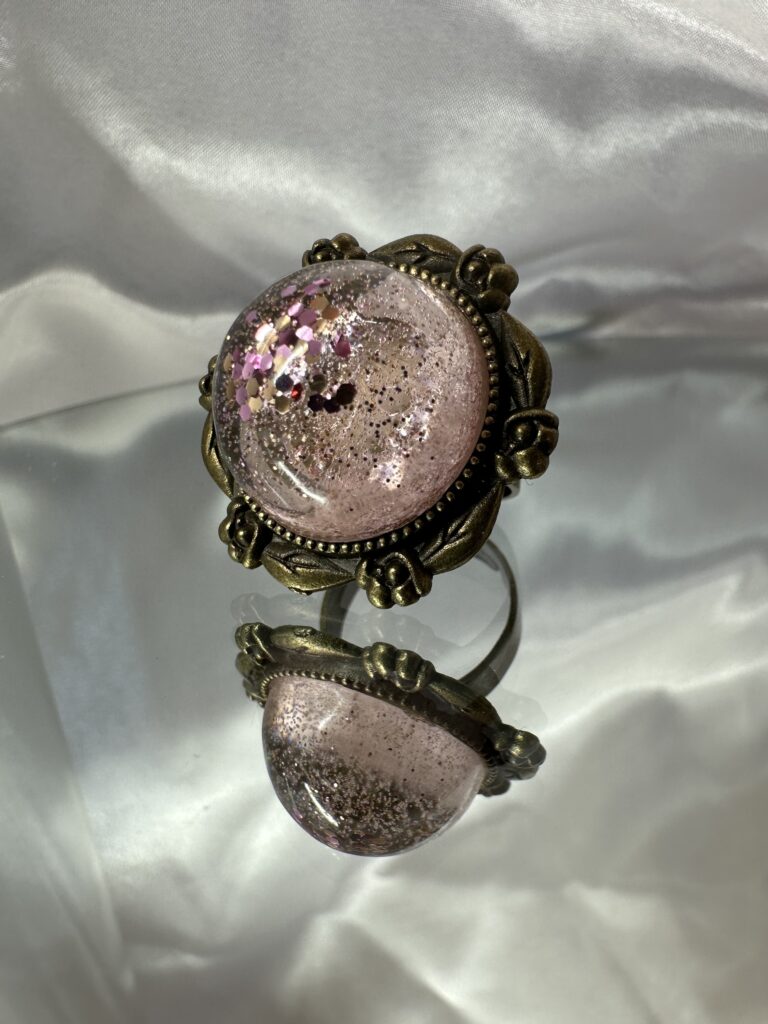 ANELLO CRISTALLO ROSA - immagine 3