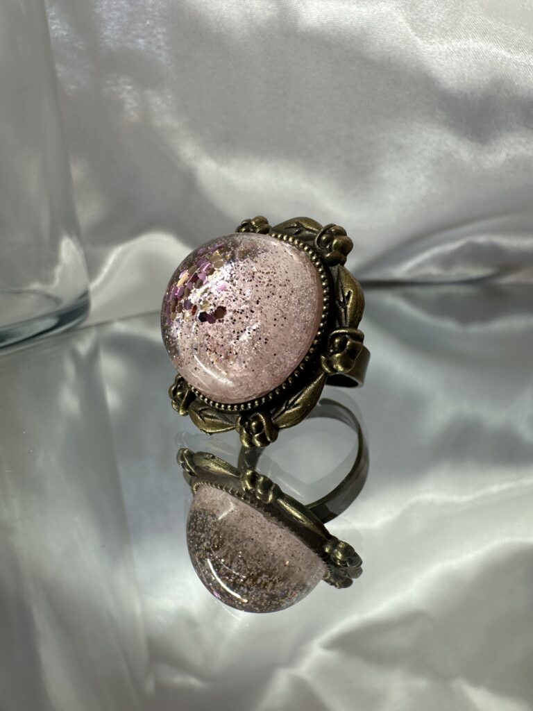 ANELLO CRISTALLO ROSA - immagine 4