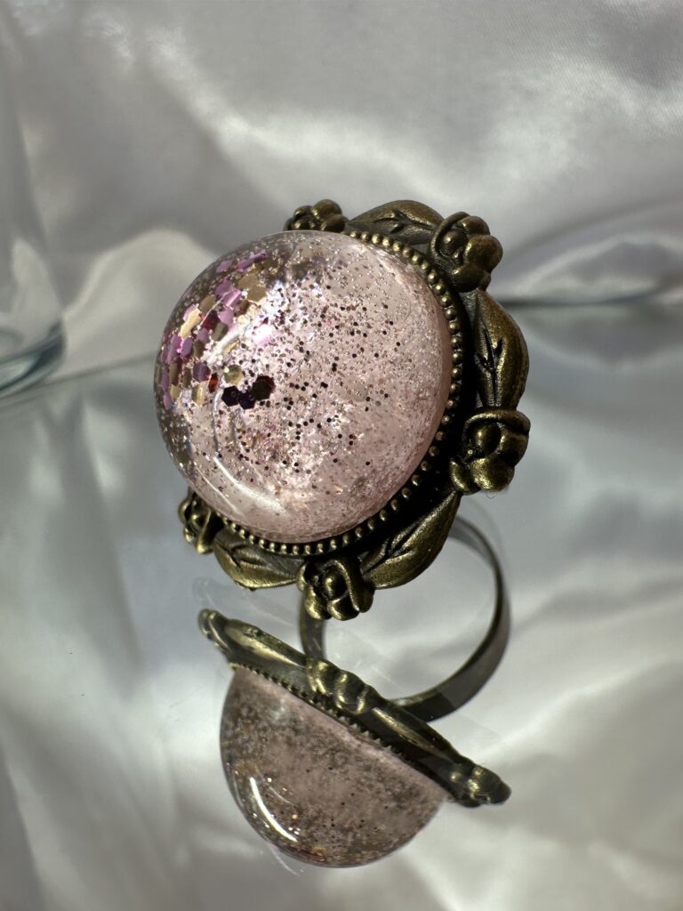 ANELLO CRISTALLO ROSA - immagine 5