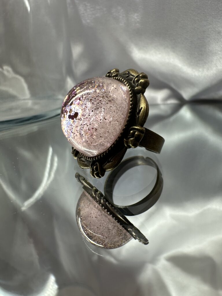 ANELLO CRISTALLO ROSA - immagine 6