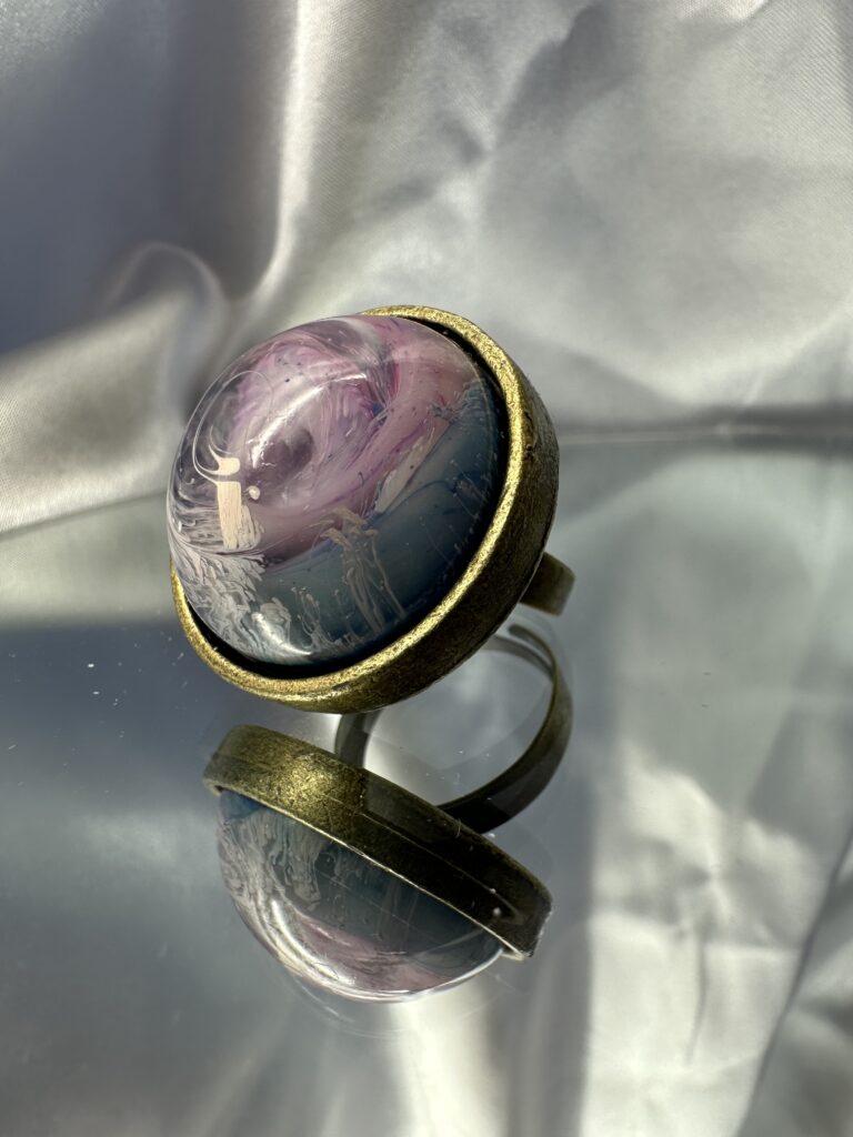 ANELLO TORNADO DI COTONE ROSA - immagine 4