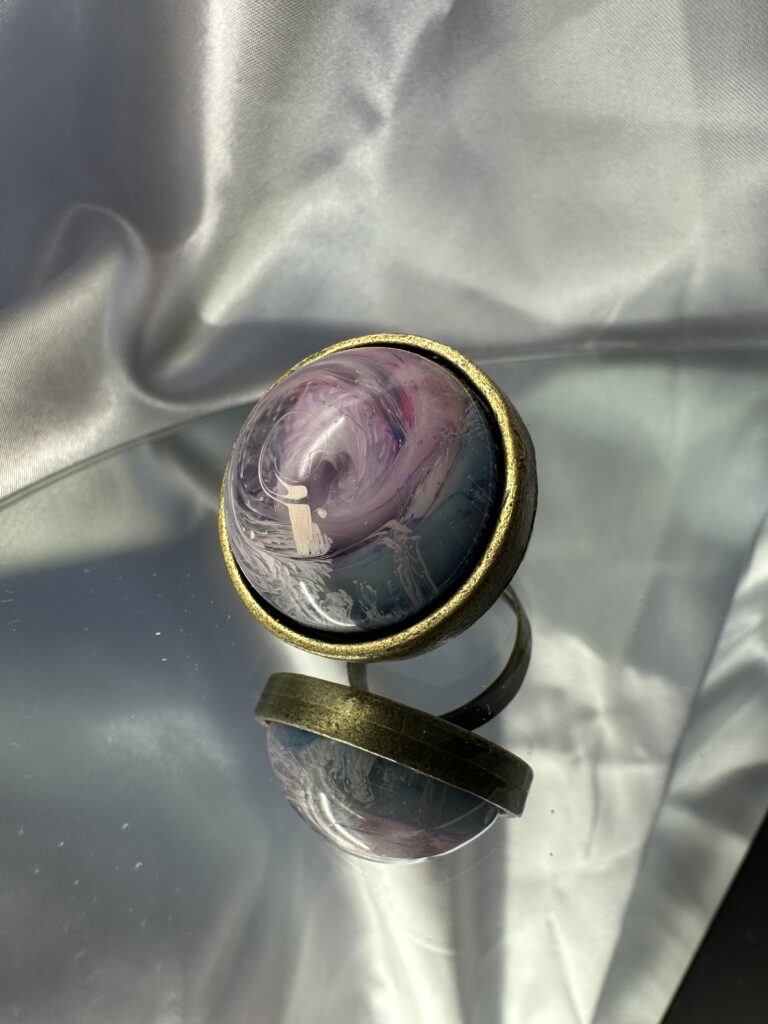 ANELLO TORNADO DI COTONE ROSA - immagine 2